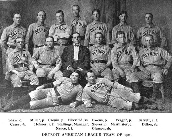 1901 Tigers team portrait