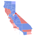 1938 United States Senate Election in California by County