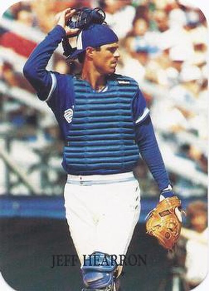 In August 1985, after playing for several Double-A level teams, Jeff Hearron was signed by the Toronto Blue Jays of Major League Baseball