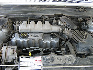 1988 Ford Tempo L engine (2772768743).jpg