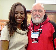 Immaculee Ilibagiza (left), survivor of the Rwandan genocide, at the Christian Scholars' Conference in 2012. 2012-06-09 Ilibagiza + Ramsey at Lipscomb.jpg