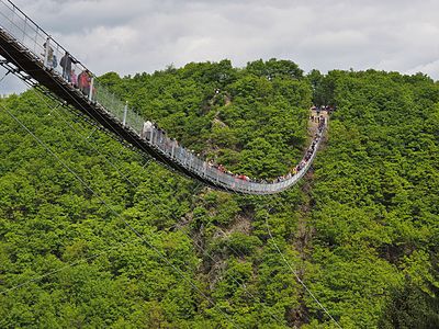 Geierlay, the longest suspension bridge north of the Alps