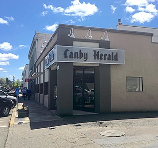 <i>Canby Herald</i> newspaper in Canby, Oregon