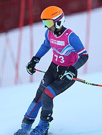 Natthawut Hiranrat beim Riesenslalom