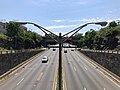 Miniatuur voor Bestand:2021-06-06 11 04 37 View east along New Jersey State Route 495 (Lincoln Tunnel Approach) from the overpass for the lower level of northbound Bergen County Route 501 (Kennedy Boulevard) in Union City, Hudson County, New Jersey.jpg