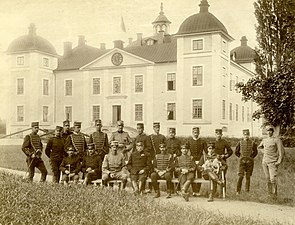 Elever vid Ridskolan på Strömsholm 1897.