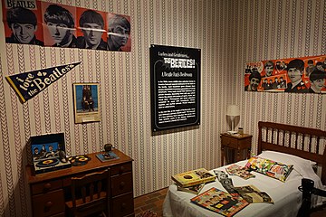 A Beatle Fan's Bedroom (from suburban New Jersey circa 1964) - Ladies and Gentlemen... the Beatles! - Oregon Historical Society Museum in Portland (2019-05-25 16.51.00 by Jeremy Thompson).jpg