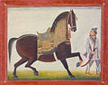 Cheval et son vendeur, Inde, v. 1800