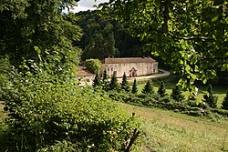 Entrada a la abadía de Val-des-Choux
