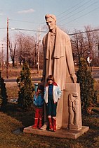بنای یادبود آبراهام لینکلن ، یپسیلانتی ، میشیگان ، ایالات متحده آمریکا. jpeg