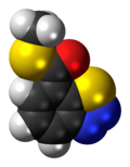 Mengisi ruang-model acibenzolar-S-metil molekul