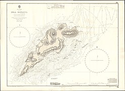 Admiralty Chart No 1718 Isla Bonacca, Published 1845.jpg