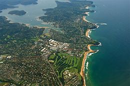 Vista aérea de Sydney Northern Beaches.jpg