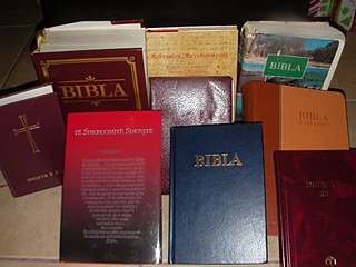 <span class="mw-page-title-main">Bible translations into Albanian</span>