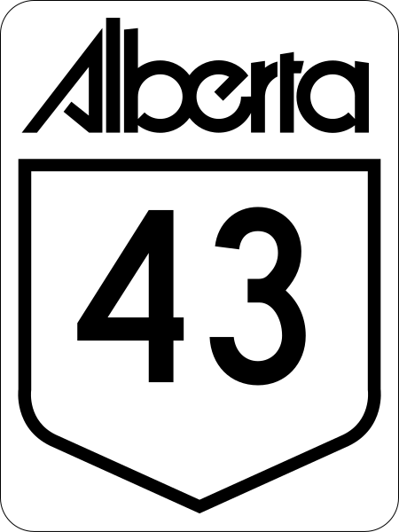 File:Alberta Highway 43 (1970s).svg