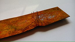 Electrochemically oxidized iron (rust) Almindeligt rust - jernoxid.jpg