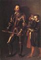 Caravaggio, Portrett av Alof de Wignacourt og hans pasje (Ritratto di Alof de Wignacourt) 1607-08