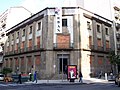 Antigo edificio dos sindicatos de Santiago, en proceso de desmantelación.JPG