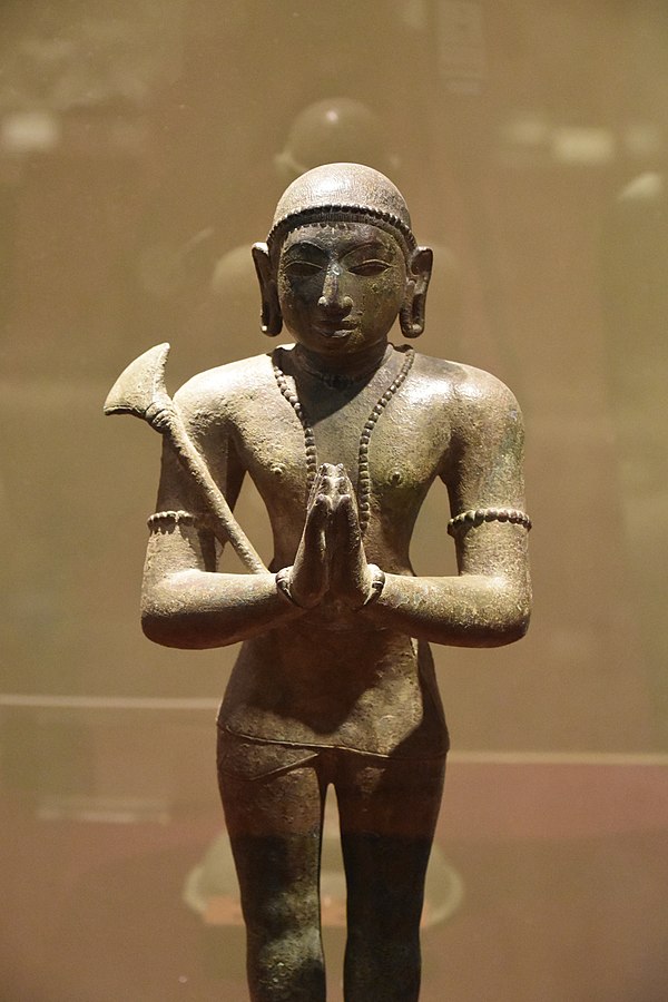 Appar depicted in bronze, 12th century