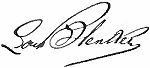 Firma de Ludwig (también Louis) Blenker