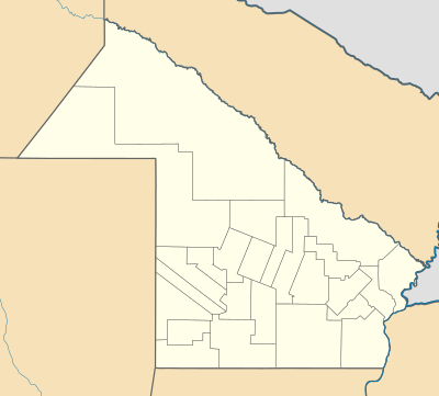 Mapa de localización de Provincia del Chaco