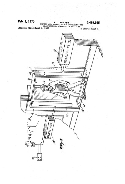File:Arthur Minasy's Patent for METHOD AND APPARATUS FOR DETECTING THE UNAUTHORIZED MOVEMENT OF ARTICLES.pdf