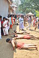 A view of the urul nercha ritual held in connection with the annual festival of the Ashtamudi Sri Veerabhadra Swami temple near Kollam