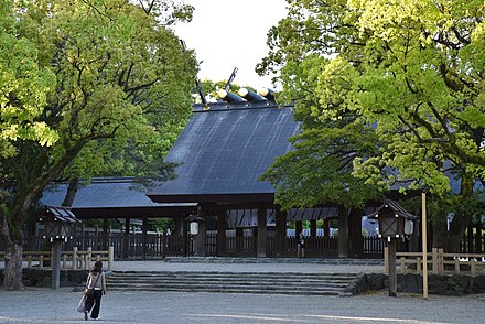 Atsuta Shrine in Nagoya dates back to 100 CE during the reign of Emperor Keikō and houses the Kusanagi sword.