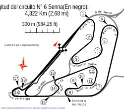 Autodromo Oscar e Circuito Juan Gálvez N° 6 di Senna.svg