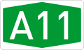 Щит автомагистрали A11