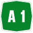 Autostrada A1 Italia.svg