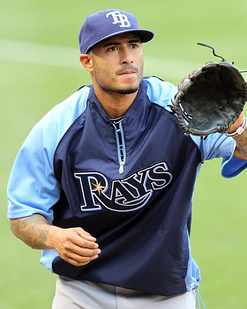 López with the Tampa Bay Rays