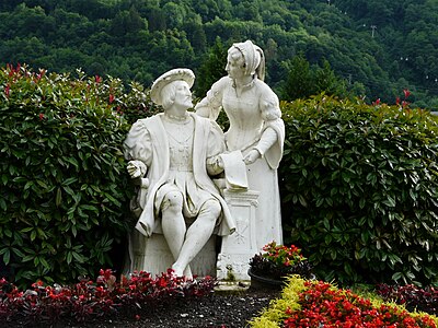 François Ier et sa sœur Marguerite fondant le Collège de France (1905), Bagnères-de-Luchon.