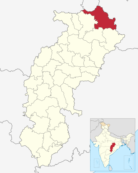 File:Balrampur in Chhattisgarh (India).svg