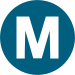 Baltimore Metro SubwayLink Logo for Signage (Blue).svg