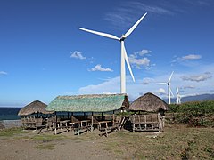 Bangui Wind Farm east nipa huts