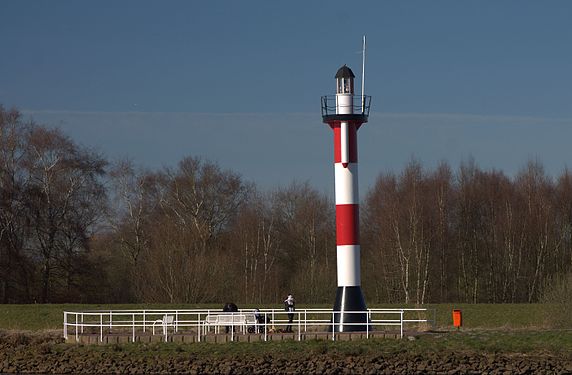 Lighthouse in Barßel harbor