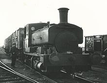 1907 Barclay 0-4-0ST, No.1119 NCB Glan Dulais of the National Coal Board, shunting empty 21 ton coal wagons at Graig Merthyr Sidings, before heading off to Graig Merthyr Colliery. March 1969