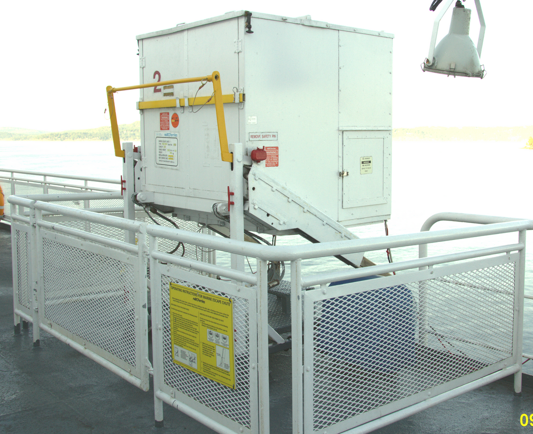 Marine evacuation system