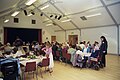 Reception held at a village hall in United Kingdom