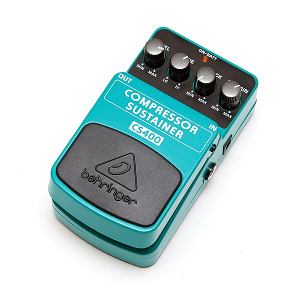 An inexpensive guitar compressor