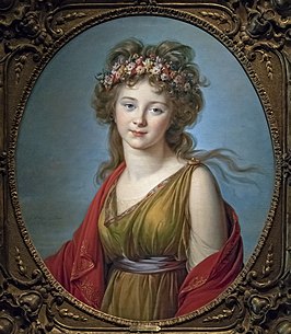 Bemberg Fondation Toulouse - Portretul contesei Kagenek en Flore - Elisabeth Vigée-Lebrun 1783 75x62 HT Inv.1128.jpg