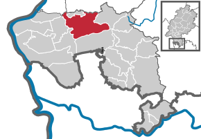 Poziția localității Bensheim