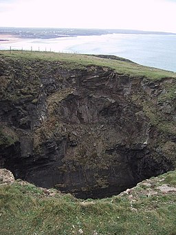 Blowhole on Trevose Head - geograph.org.uk - 917554