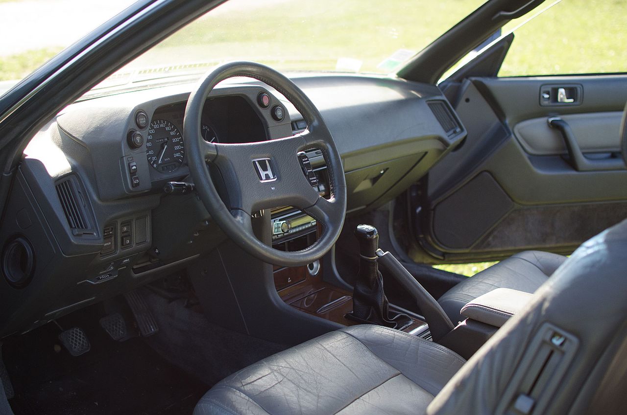 File Blue Honda Legend Coupe 1990 Interior From The Left Jpg