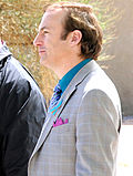 Thumbnail for File:Bob Odenkirk as Saul Goodman during shooting Breaking Bad.jpg