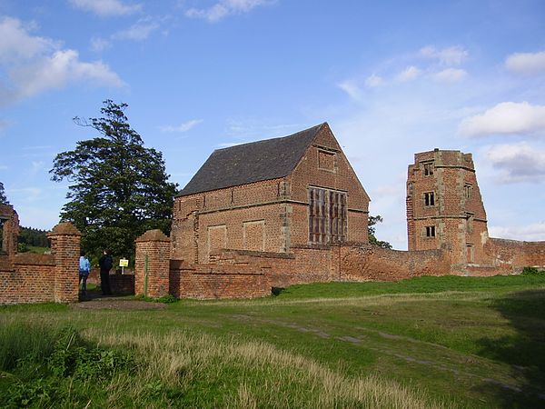 The remains of Dorset's house at Bradgate Park
