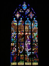 Kirche St.  Malo, Buntglasfenster "Eintritt der Anne de Bretagne"