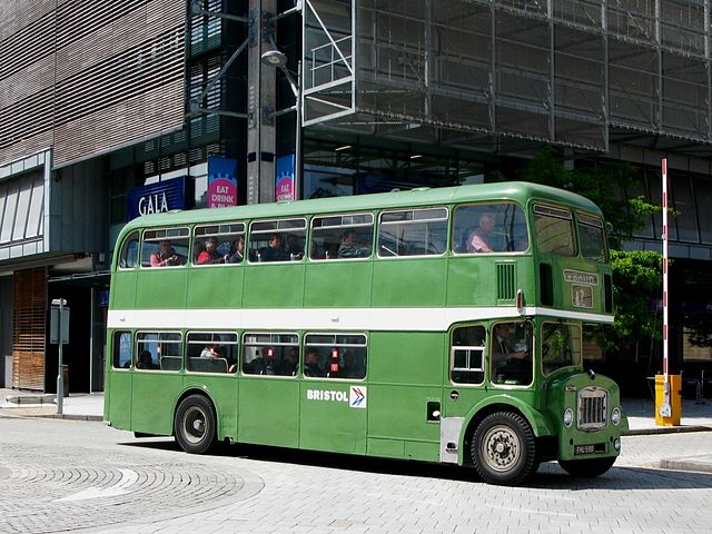 Preserved Bristol FLF in Bristol in May 2011