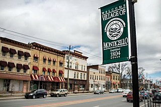 <span class="mw-page-title-main">Monticello, New York</span> Village in Sullivan County, New York